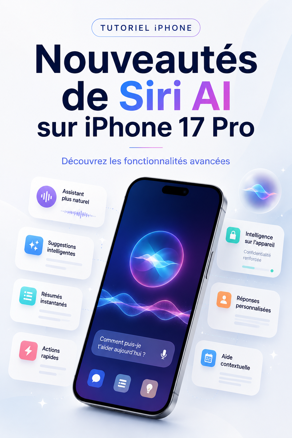 Siri AI sur iPhone : Découvrez les nouvelles fonctionnalités sur iPhone 17 Pro